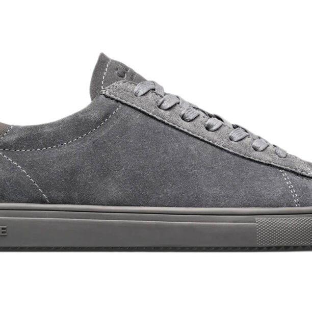 Clae Bradley Tonal Pearl Grey Suede