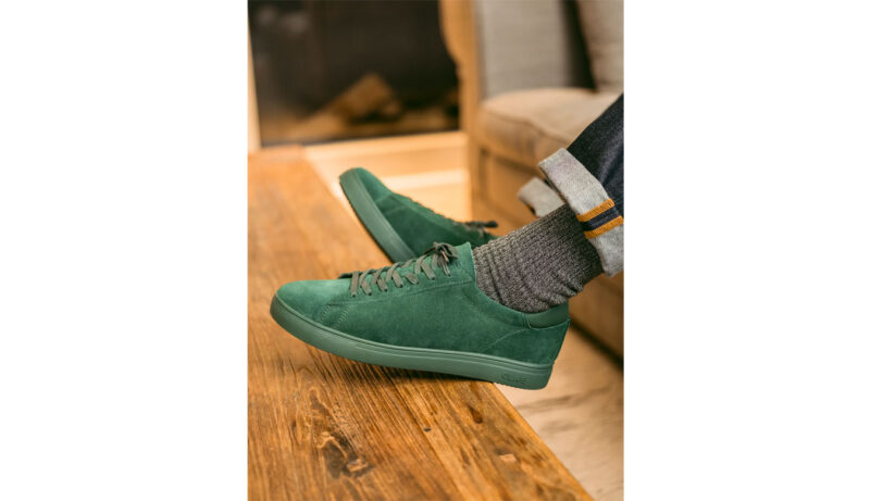 Original Clae Bradley Tonal Trekking Green Suede