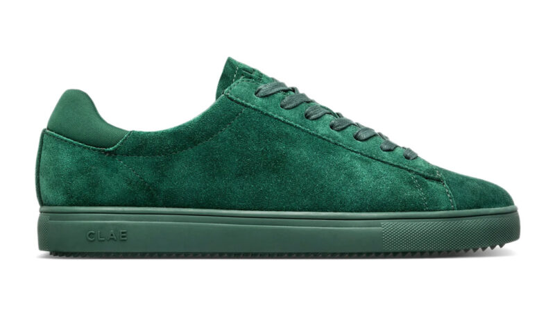 Clae Bradley Tonal Trekking Green Suede