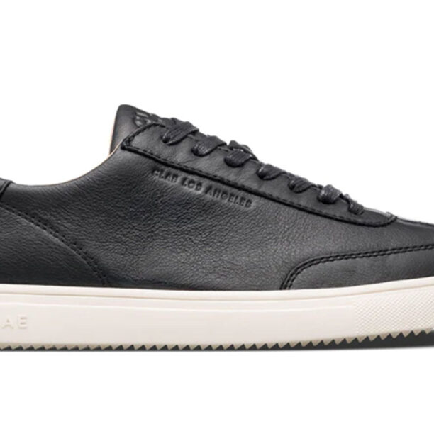 Clae Deane Black Milled Leather