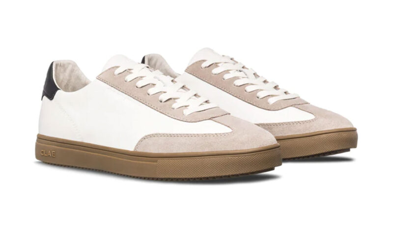 Clae Deane White Leather Grey Dark Gum preţ