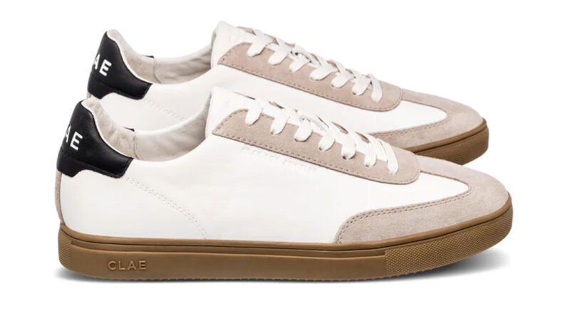 Cumpăra Clae Deane White Leather Grey Dark Gum