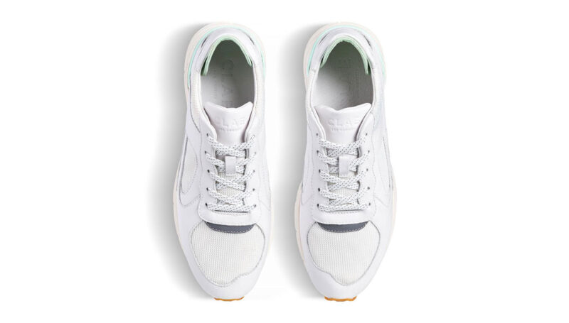 Preţ Clae Edwin White Milled Leather Neo Mint