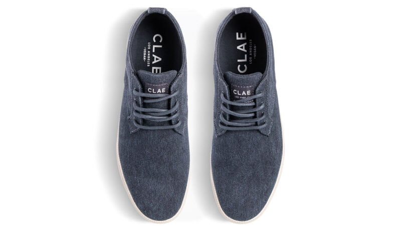 Preţ Clae Ellington Textile Dark Shadow Washed Canvas