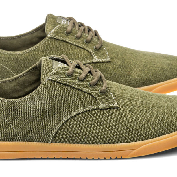 Clae Ellington Textile Olive Washed Canvas preţ