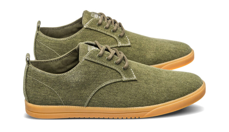 Clae Ellington Textile Olive Washed Canvas preţ