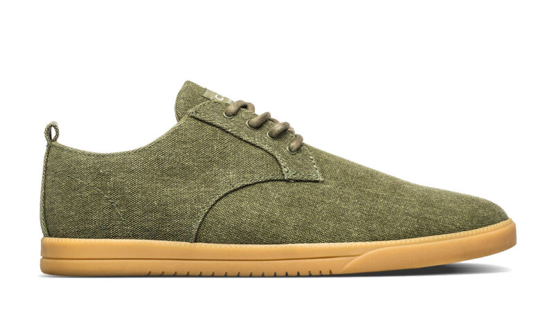 Clae Ellington Textile Olive Washed Canvas