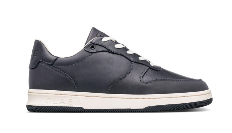 Clae Malone Deep Navy Leather