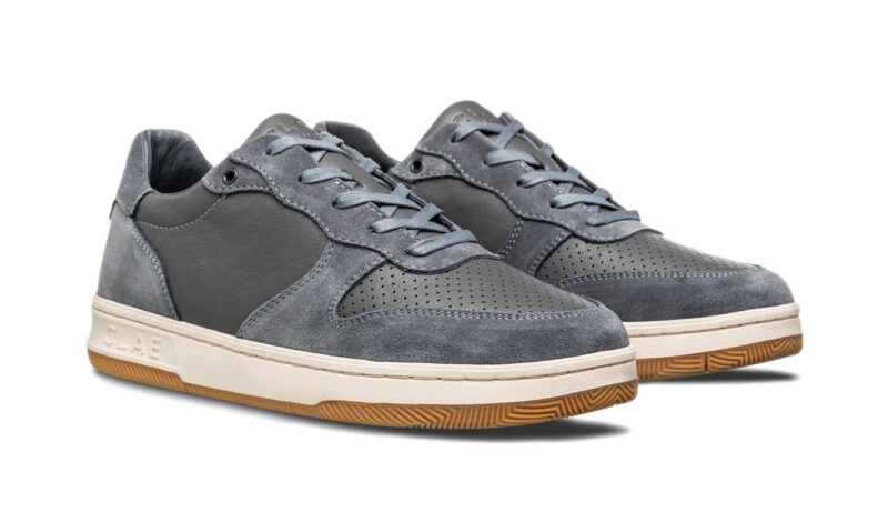 Clae Malone Pearl Grey Suede preţ