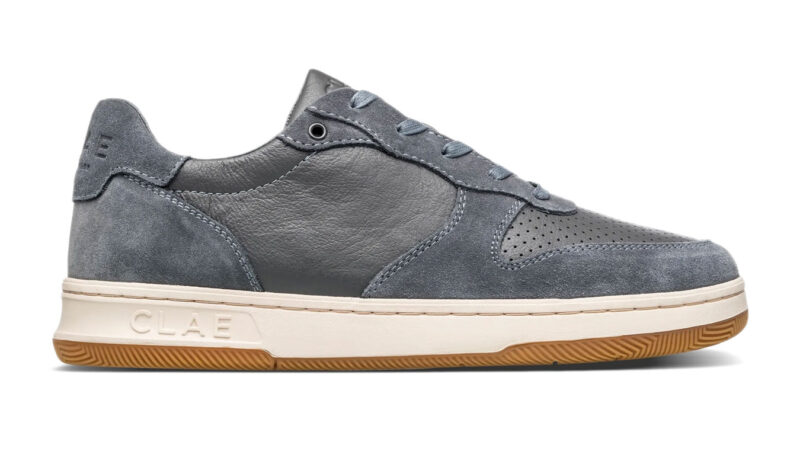 Clae Malone Pearl Grey Suede