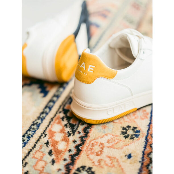 Original Clae Malone Vegan Off-White Mineral Yellow