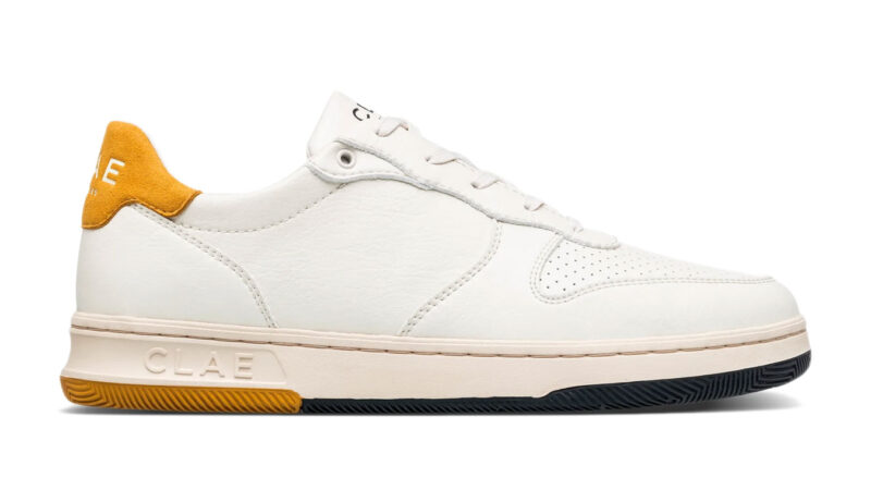 Clae Malone Vegan Off-White Mineral Yellow