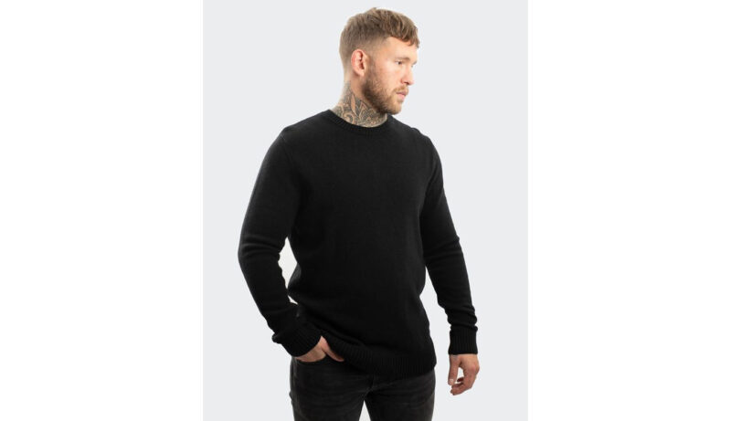 Colorful Standard Classic Merino Wool Crew Deep Black preţ