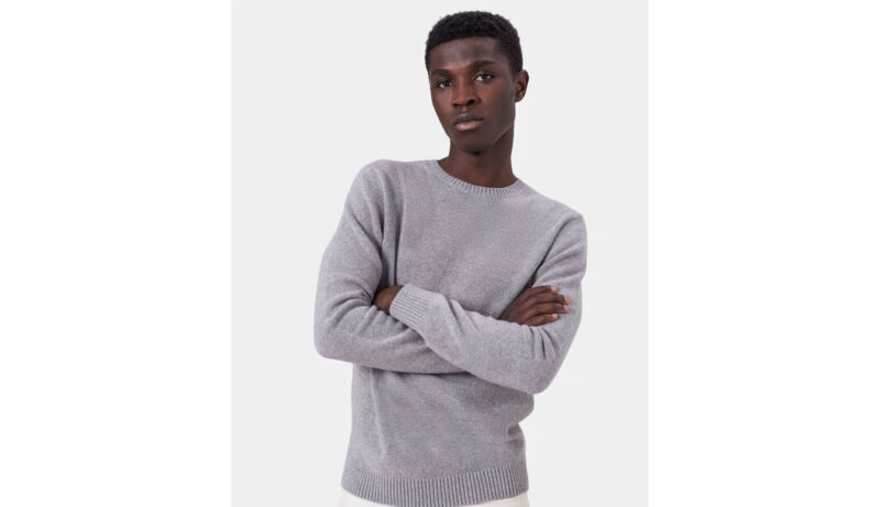 Colorful Standard Classic Merino Wool Crew Heather Grey preţ