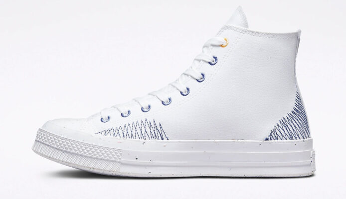 Converse Chuck 70 Stitched White Indigo - imagine 6