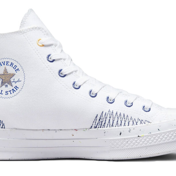 Converse Chuck 70 Stitched White Indigo