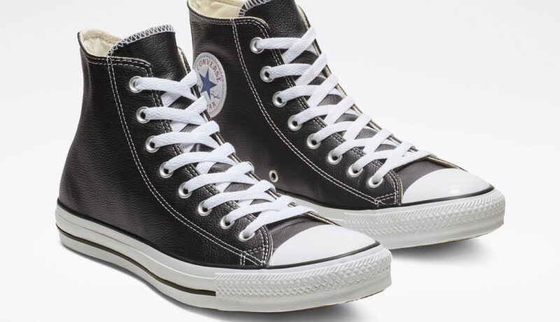 Converse Chuck Taylor Hi Leather Black preţ