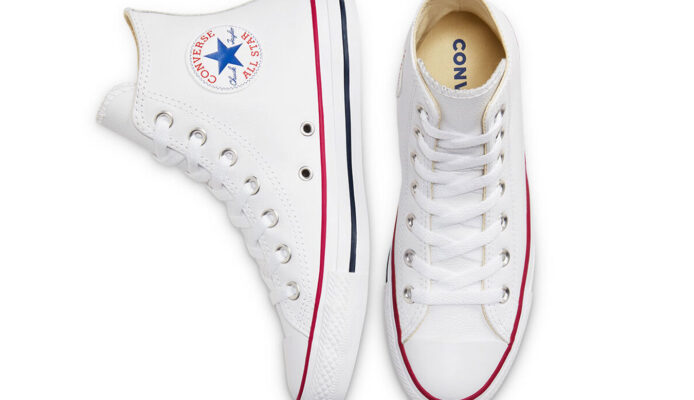 Converse Chuck Taylor Hi Leather White preţ