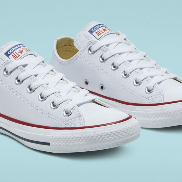 Converse Chuck Taylor Leather White preţ