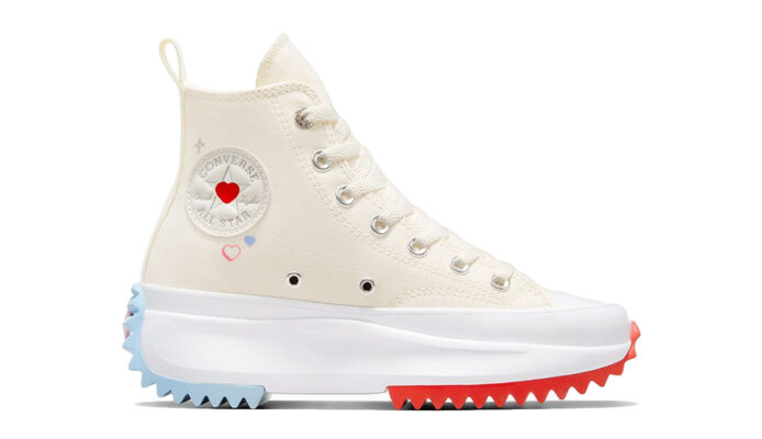 Converse Run Star Hike Platform Y2K Heart High Top