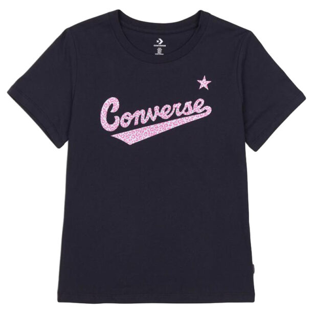 Converse Script Logo Leopard Infill Classic Tee