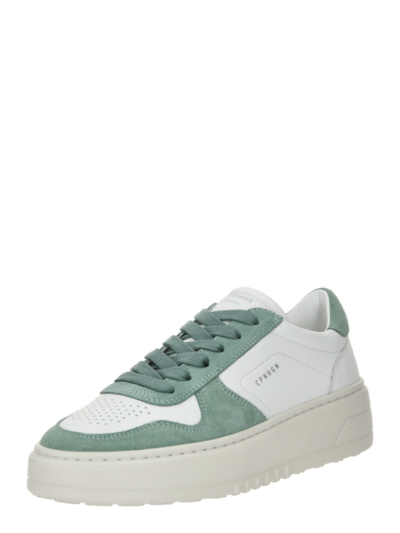 Copenhagen Muse Sneaker low 'CPH77'  verde smarald / argintiu / alb