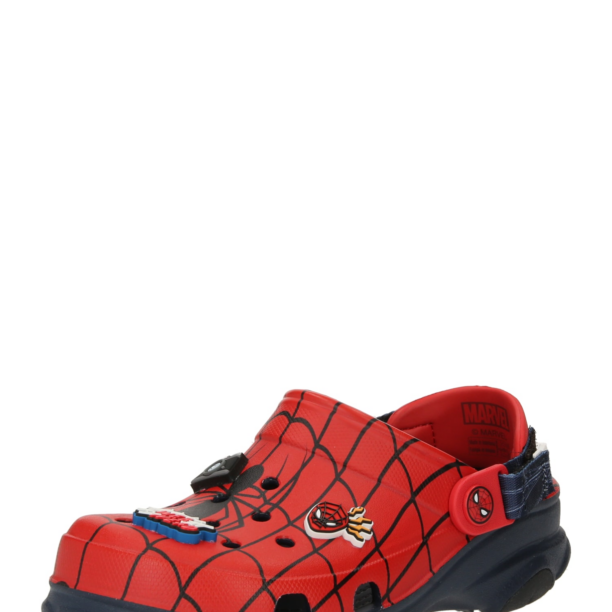 Crocs Pantofi 'Team SpiderMan'  bleumarin / roșu