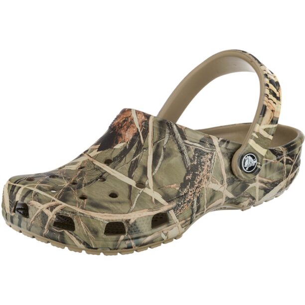 Crocs Saboţi 'Classic Realtree'  bej / maro / kaki / negru