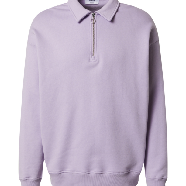 DAN FOX APPAREL Bluză de molton 'Stefan'  mov pastel