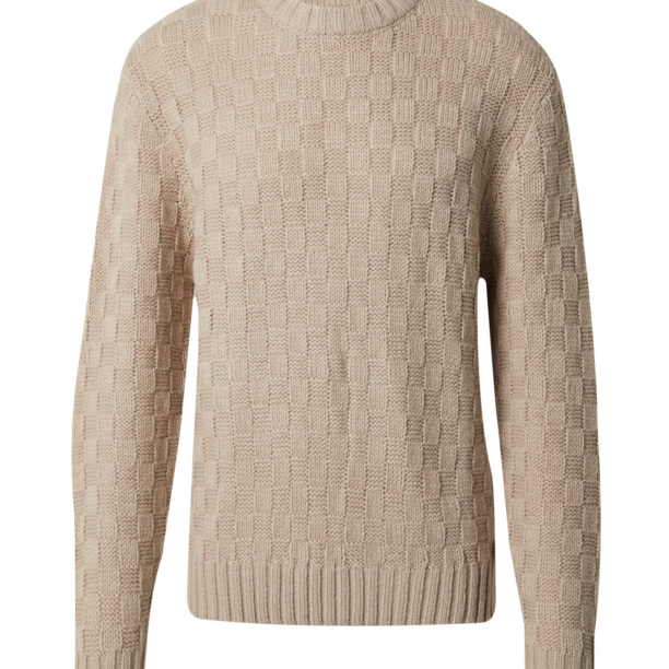 DAN FOX APPAREL Pulover 'Hermann'  gri taupe