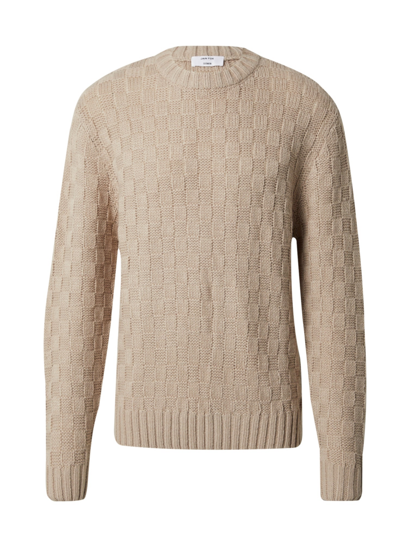 DAN FOX APPAREL Pulover 'Hermann'  gri taupe