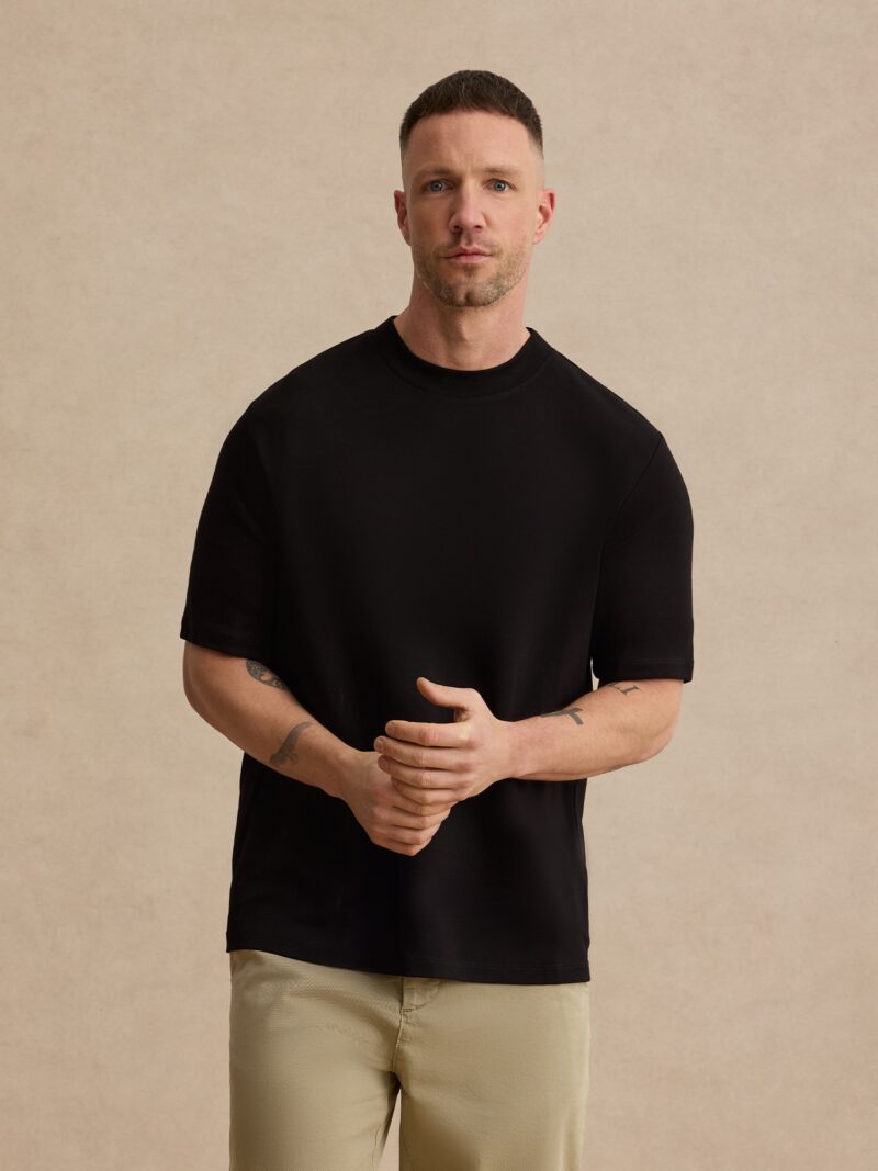 DAN FOX APPAREL Tricou  negru