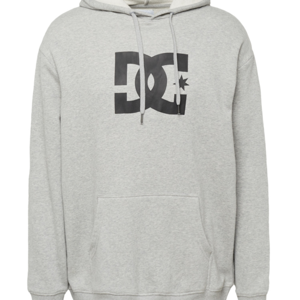 DC Shoes Bluză de molton  gri amestecat / negru