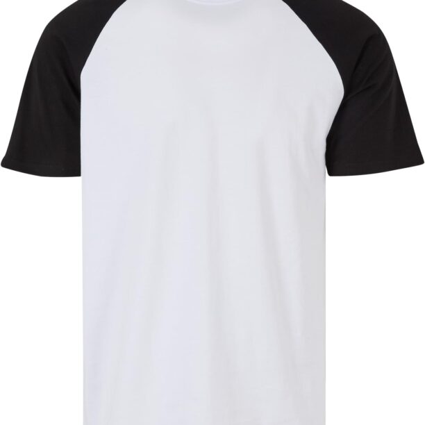 DEF Tricou 'Roy'  negru / alb