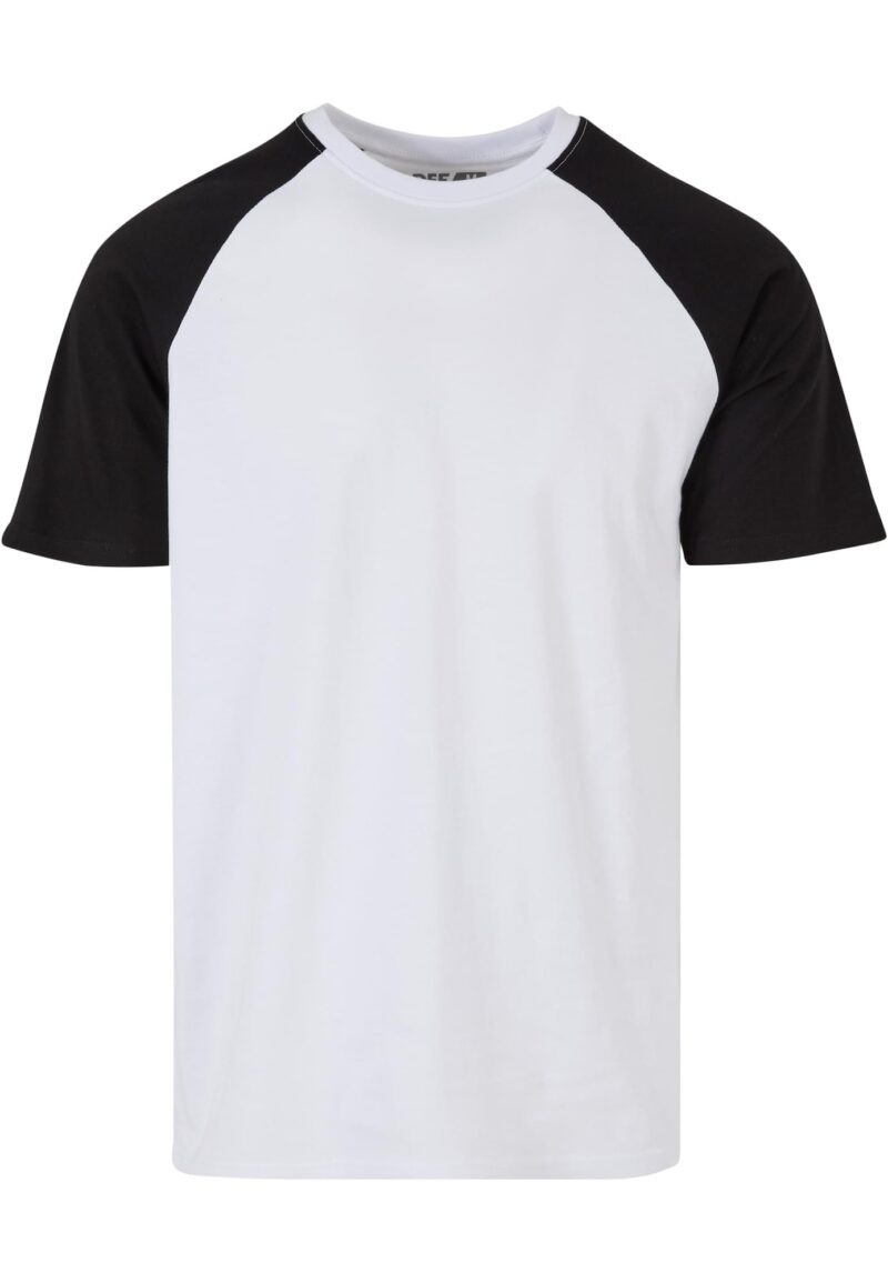 DEF Tricou 'Roy'  negru / alb