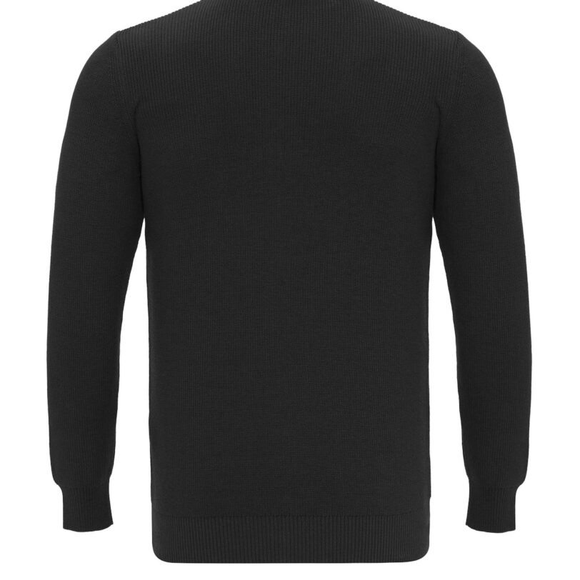 Cumpăra DENIM CULTURE Geacă tricotată 'BRANDON'  negru / alb