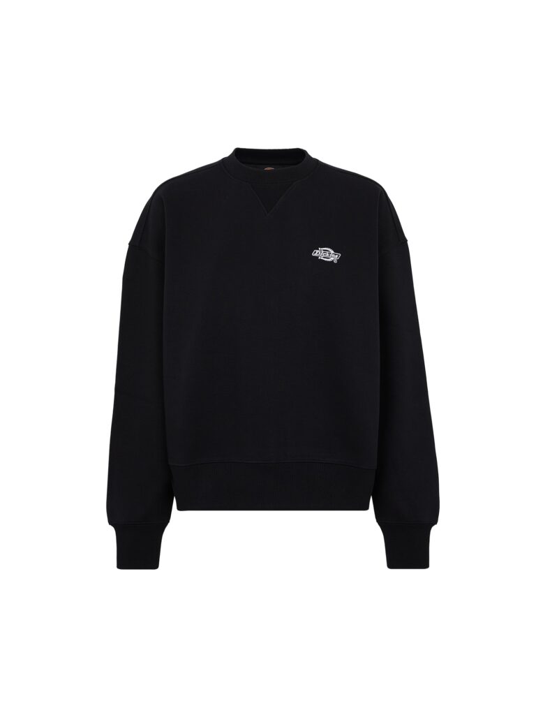 DICKIES Bluză de molton 'Summerdale'  negru / alb