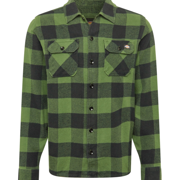 DICKIES Cămașă 'New Sacramento'  verde / verde închis