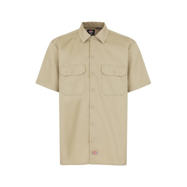 DICKIES Cămașă 'work shirt'  bej deschis / bleumarin / galben / roșu