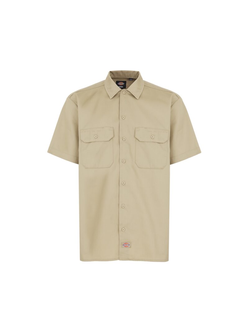 DICKIES Cămașă 'work shirt'  bej deschis / bleumarin / galben / roșu