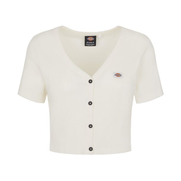 DICKIES Tricou 'EMPORIA'  negru / alb