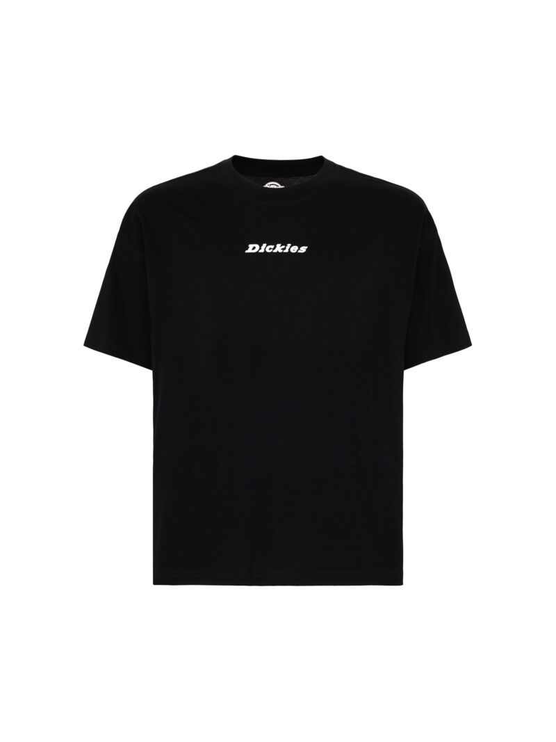 DICKIES Tricou 'ENTERPRISE'  negru / alb