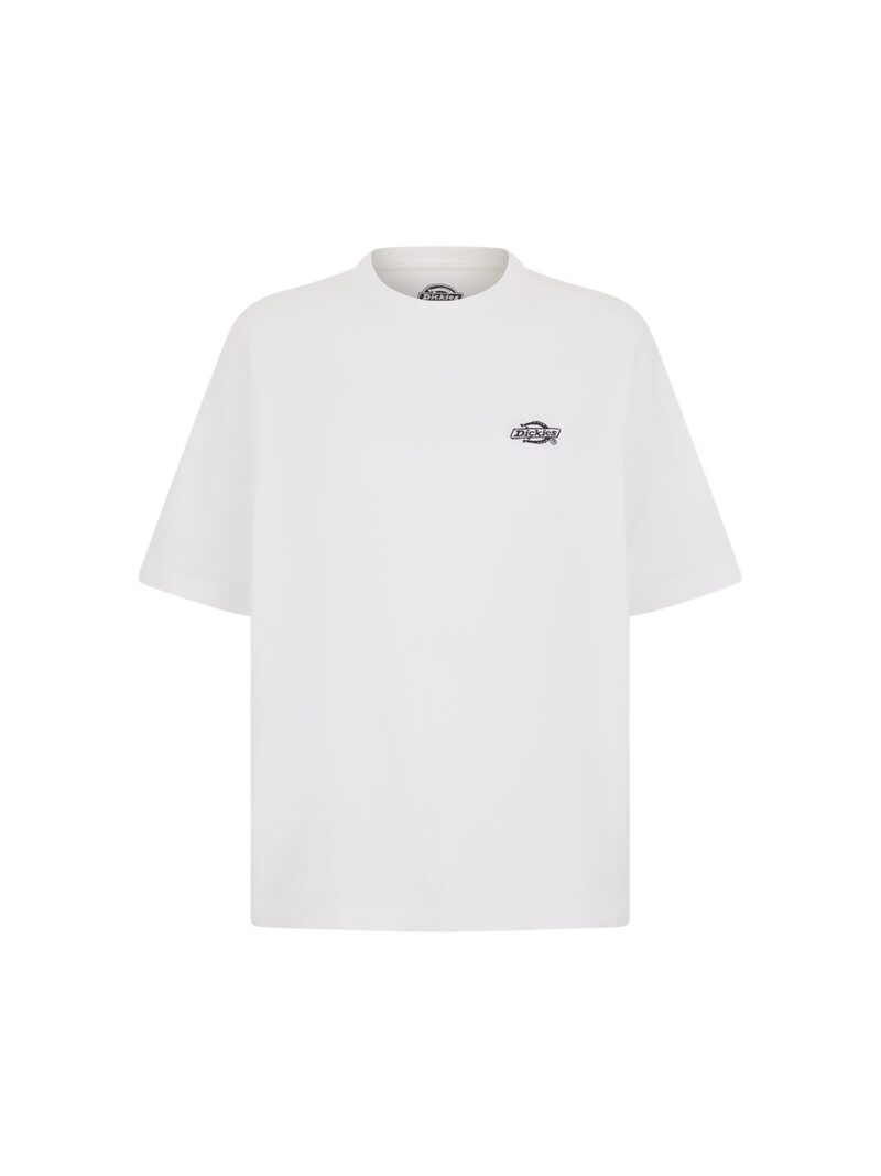 DICKIES Tricou 'Summerdale'  negru / alb