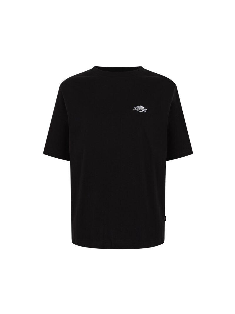 DICKIES Tricou 'Summerdale'  negru / alb