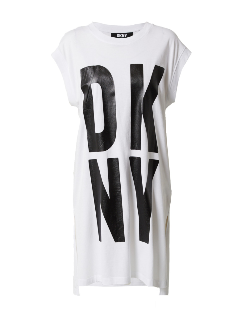 DKNY Tunica  negru / alb