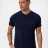 Daniel Hills Tricou  albastru amestec / alb