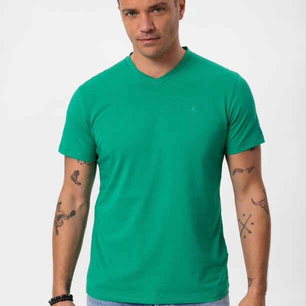 Daniel Hills Tricou  albastru / verde