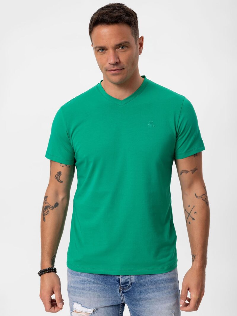 Daniel Hills Tricou  albastru / verde