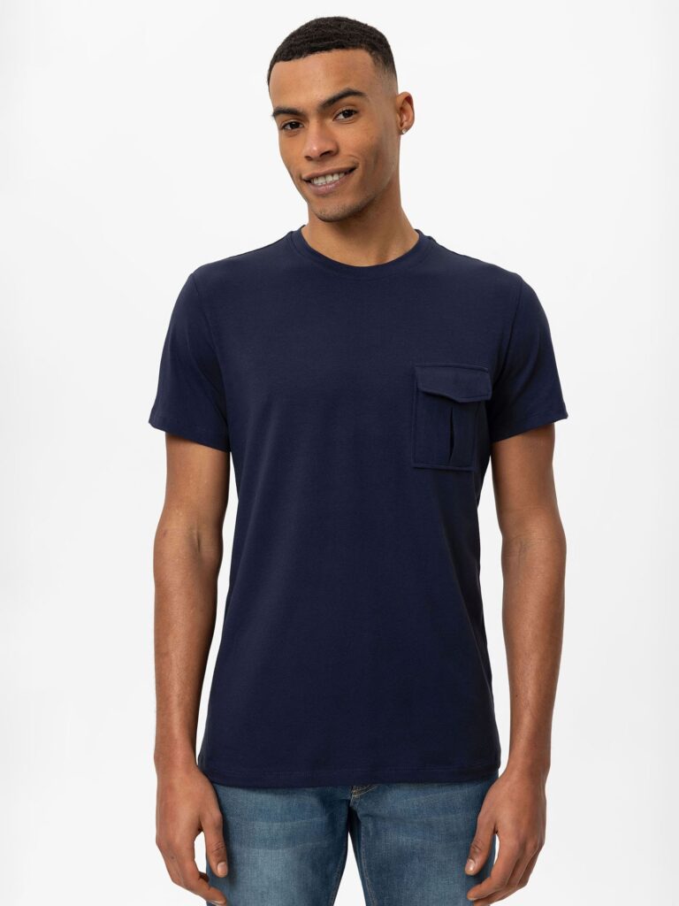 Daniel Hills Tricou  bej / bleumarin