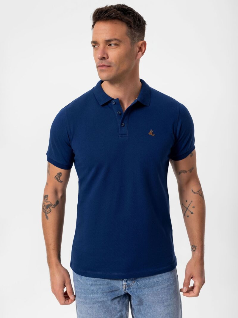 Daniel Hills Tricou  bleumarin / kaki preţ